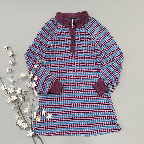 FREE PEOPLE purple chenille Maggie dress, M. - Picture 8 of 15